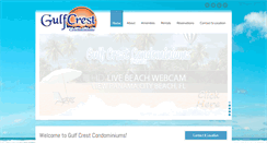 Desktop Screenshot of gulfcrestcondominiums.com